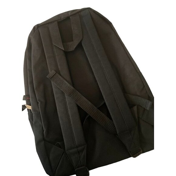 Trailmaker Classic Black Backpack with Adjustable Padded Shoulder Straps 17 Inch - Picture 3 of 4